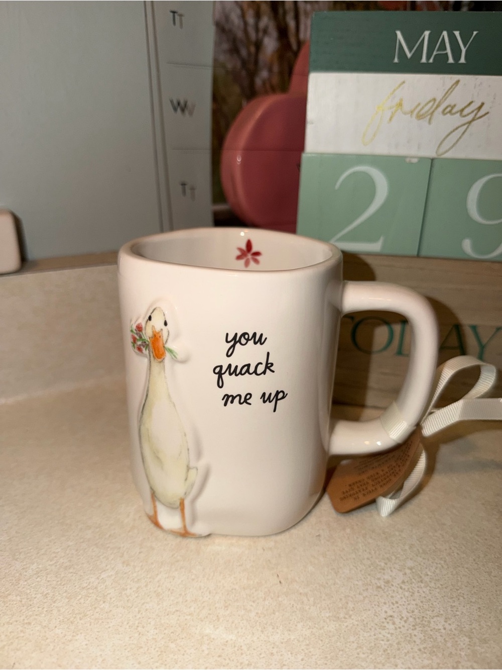 Rae Dunn you quack me up mug